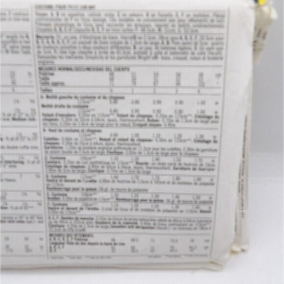 Simplicity Pattern #9813 Size 1/2-4 Unused, Uncut, Toddler Costumes ©2001 - Picture 3 of 3